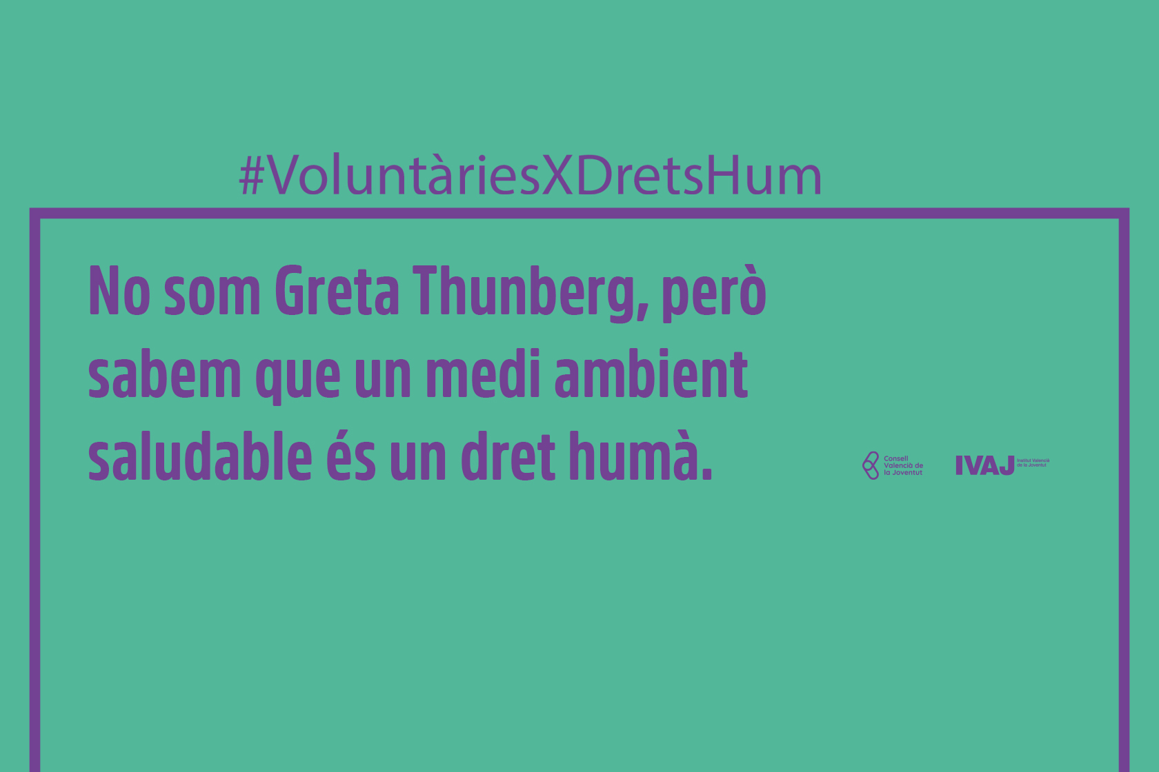 #VoluntàriesXDretsHum.MediAmbient